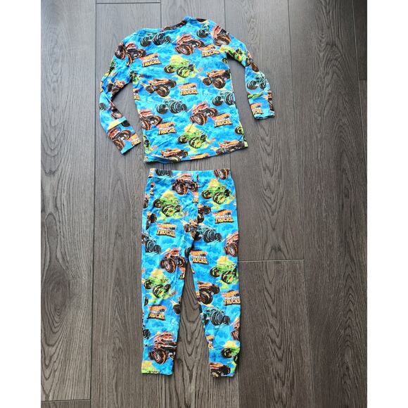 Posh Peanut monster truck pajama set, 3-4t - Picture 4 of 4